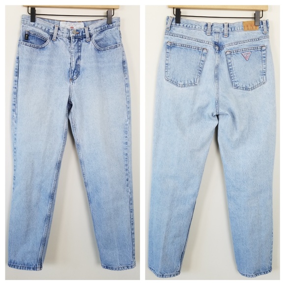 Guess Denim - Guess Vintage Original Fit High Waist Cotton Jeans